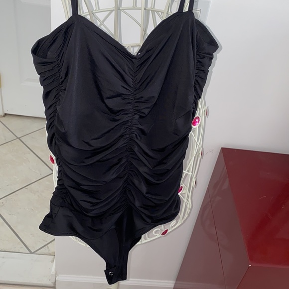 NWT! Express Body Contour Compression Ruched Body Suit - Picture 9 of 12